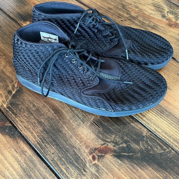 Men's Jordan Eclipse Chukka Sequoia Woven High-Top Sneakers, black size 13, GUC - Picture 3 of 9